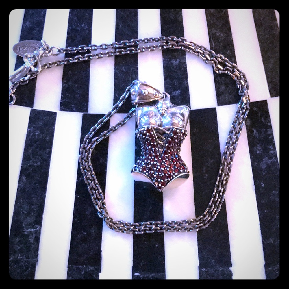 Soul Fetish Dita necklace with Garnets